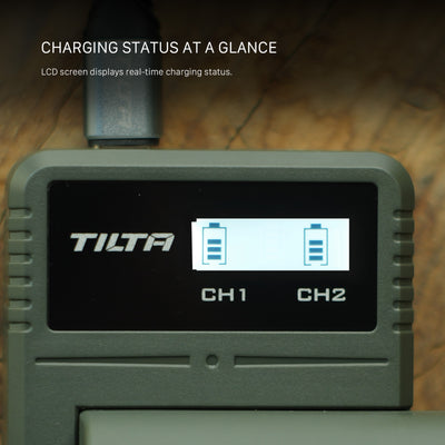Tilta Battery Charger for L-Series/NP-F (2 Channel) - Green