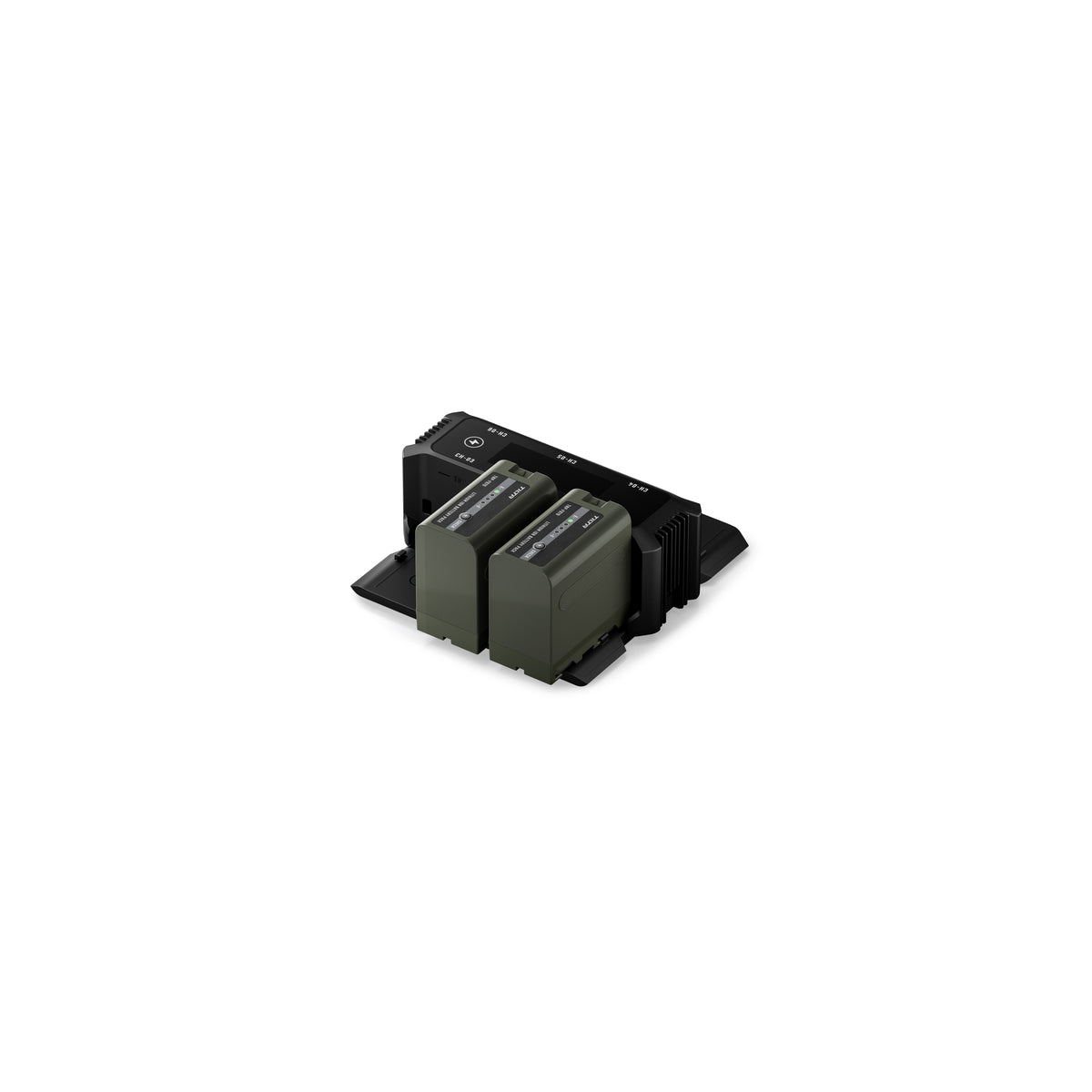 Tilta Foldable Charging Station for L-Series/NP-F Battery Kit (2 Batteries) - Black