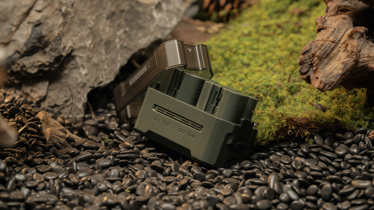 Tilta Portable Charging Station for NP-W235 (4 Channel) - Green