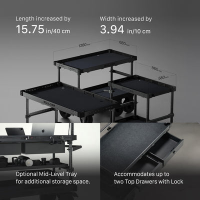 Tilta Boulder Camera Cart XL - Black