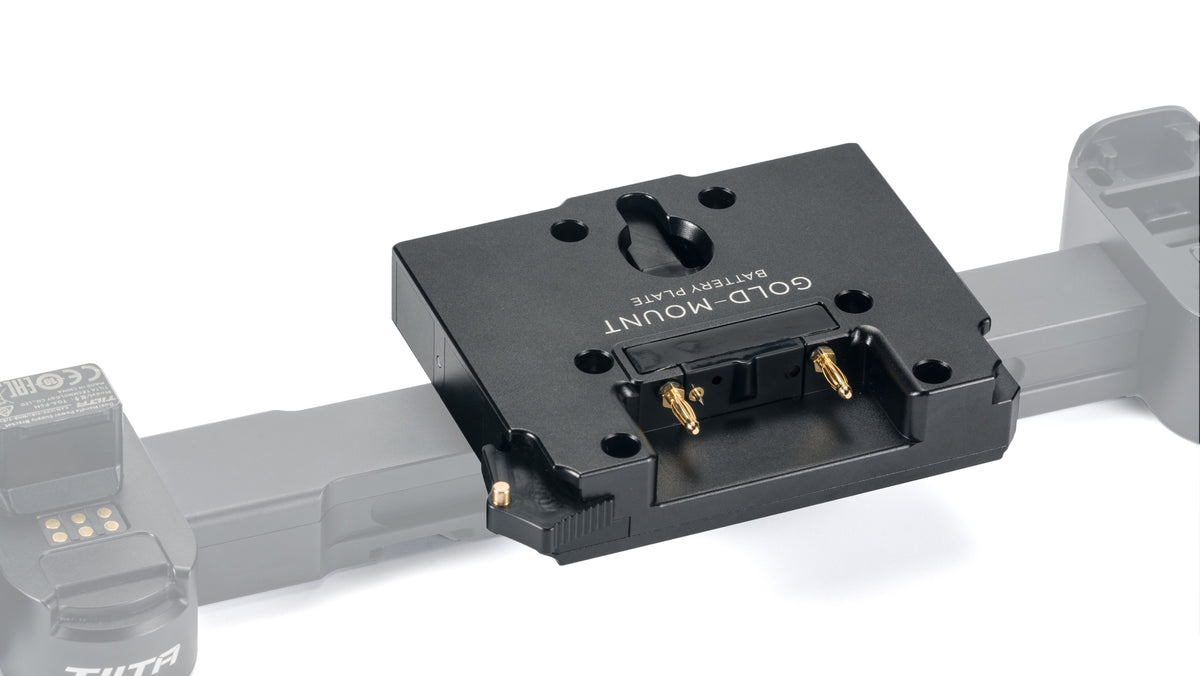 Tilta Gold Mount Battery Plate for Dual Handle Power Supply Bracket