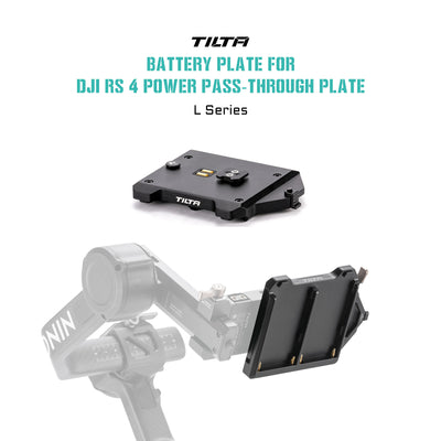 Tilta Battery Plate for DJI RS 4 Power Pass-through Plate - L Series