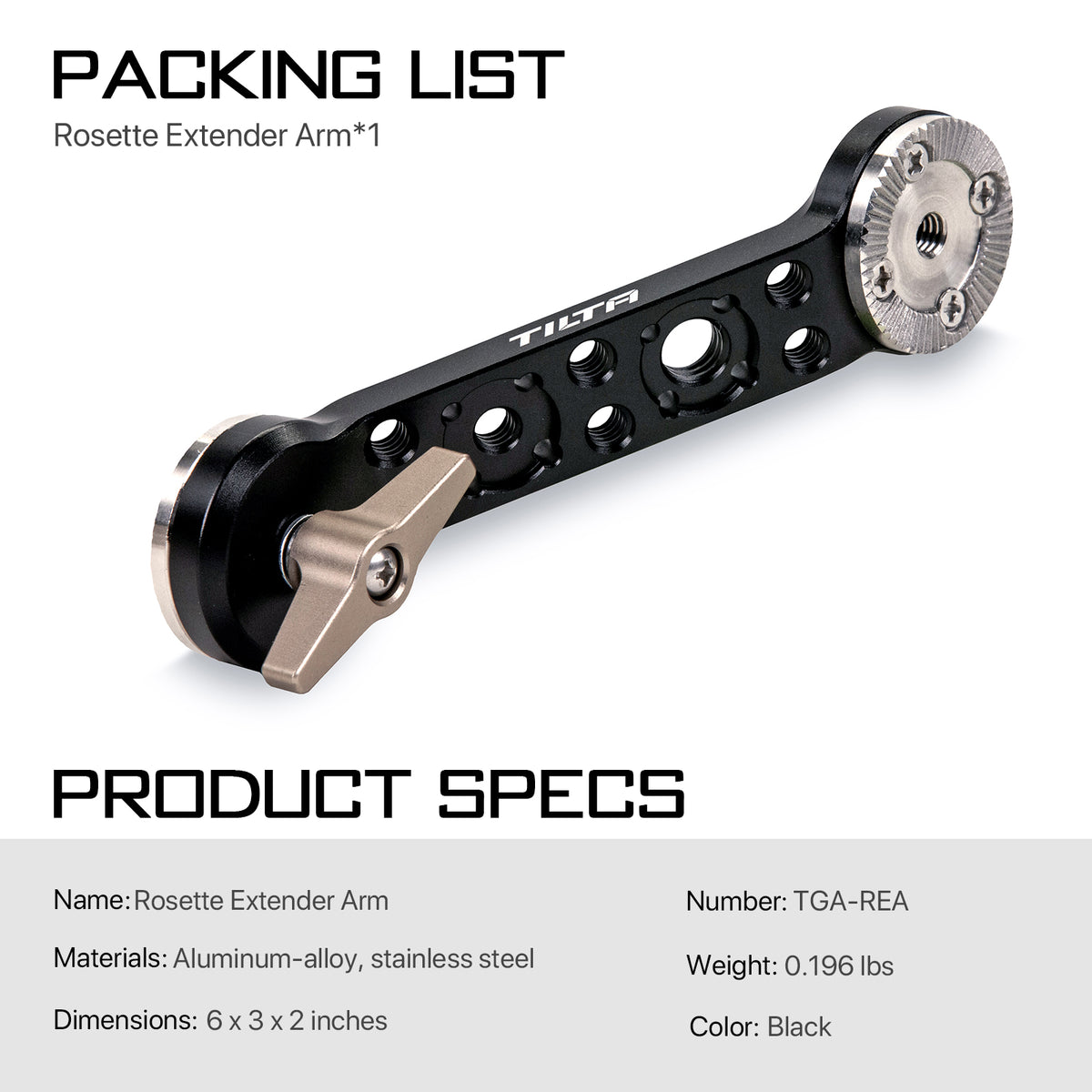 Tilta Rosette Extender Arm