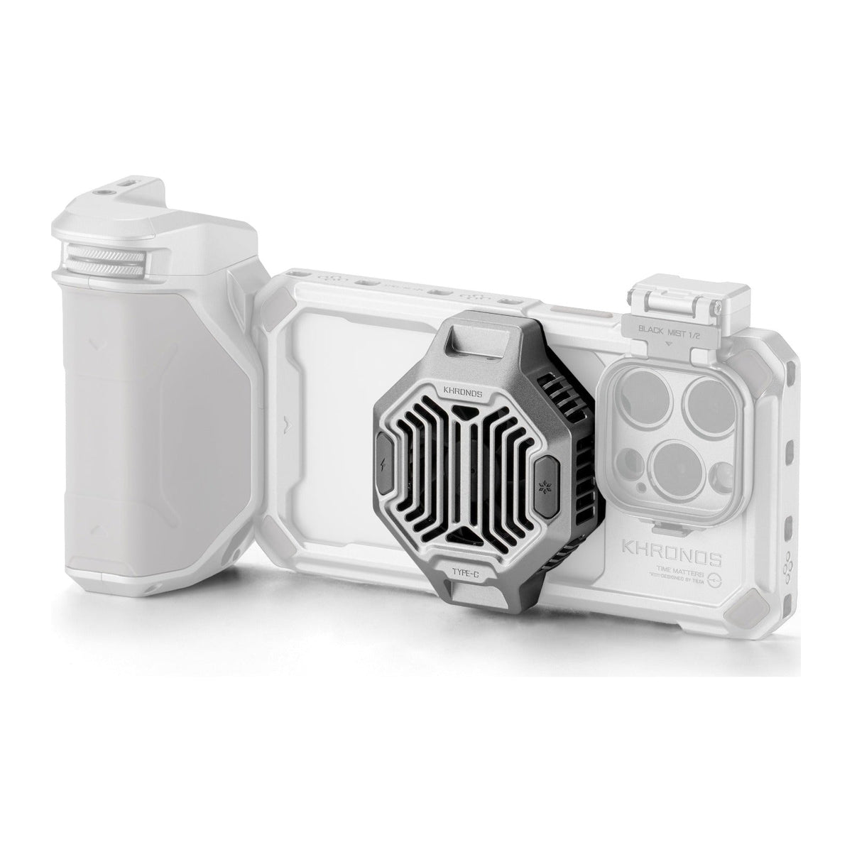 Tilta Khronos Cooling System for iPhone 15 Pro/Pro Max - Titanium White