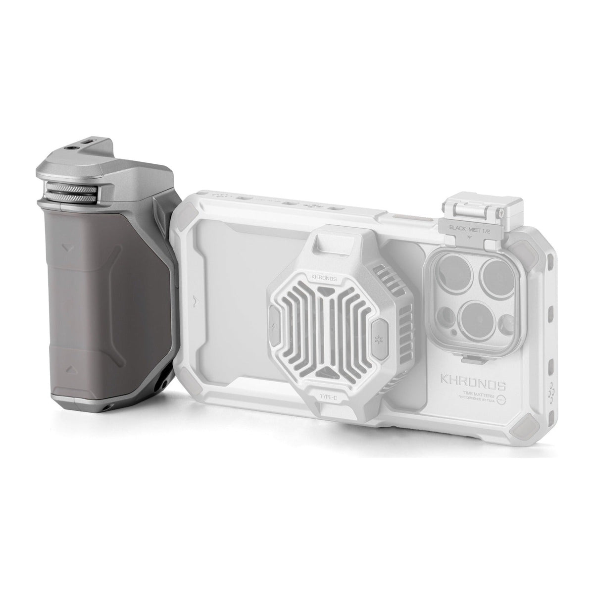 Tilta Khronos Focus PD Handle for iPhone - Titanium White
