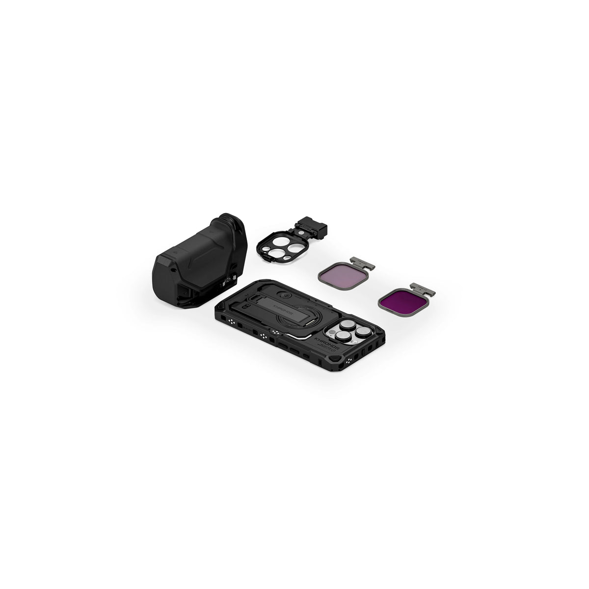 Tilta Khronos iPhone 16 Pro Handheld Kit - Black (with Internal Batteries)