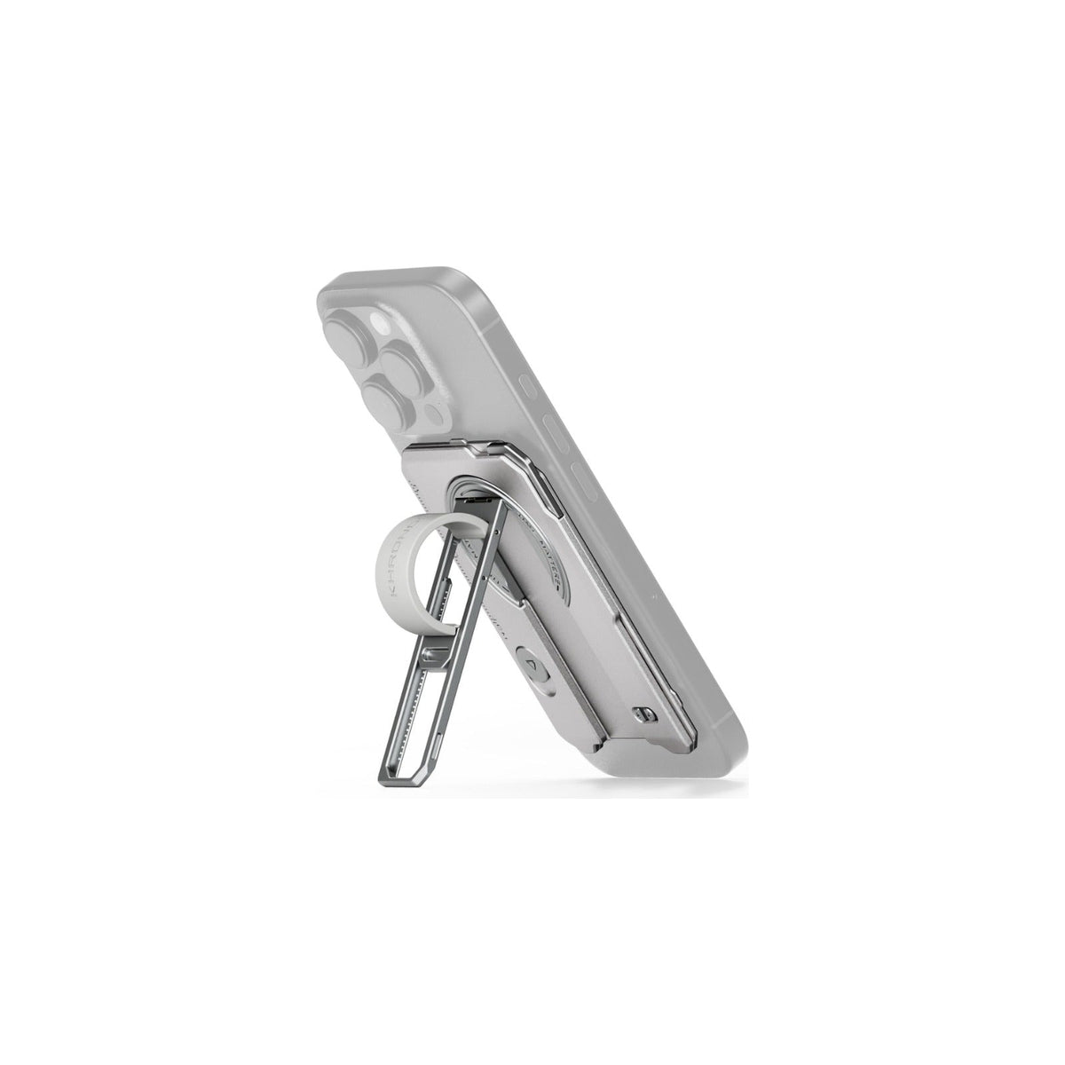 Tilta Khronos Multi-Functional Magnetic Backplate for iPhone 16 Pro - Titanium White