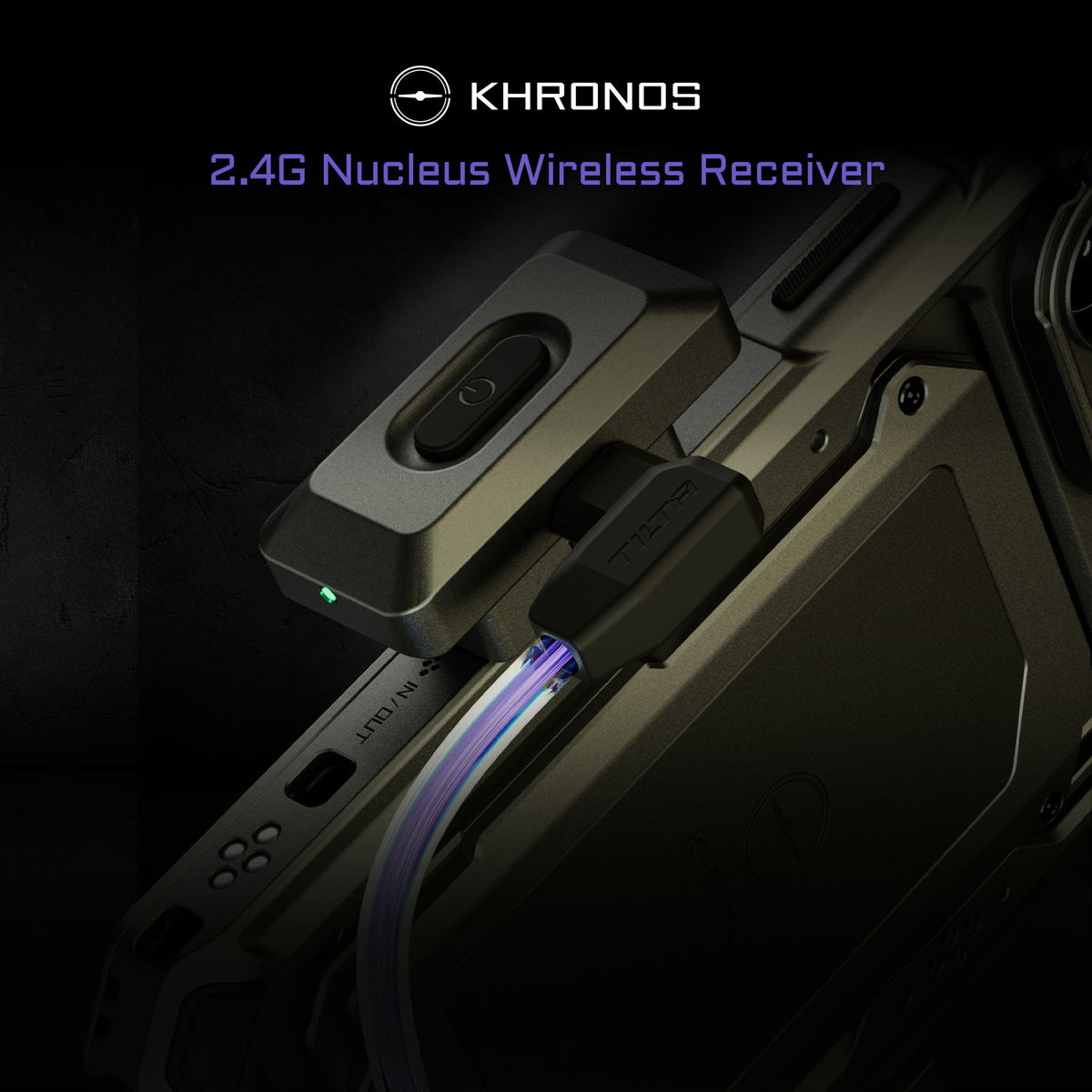 Tilta Khronos 2.4G Nucleus Wireless Receiver - Space Gray