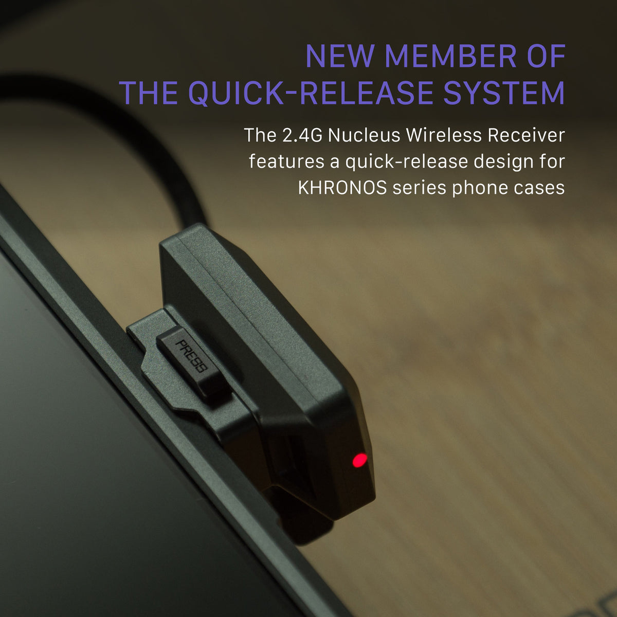 Tilta Khronos 2.4G Nucleus Wireless Receiver - Space Gray