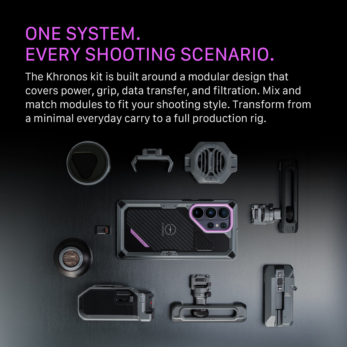 Tilta Khronos Galaxy S26 Ultra Ultimate Kit - Space Gray
