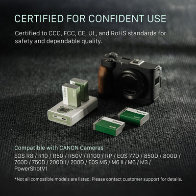 Tilta LP-E17 Battery with USB-C Input (950mAh) - Forest Green
