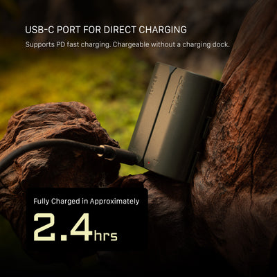 Tilta LP-E6P Battery with USB-C Input (2400mAh) - Green