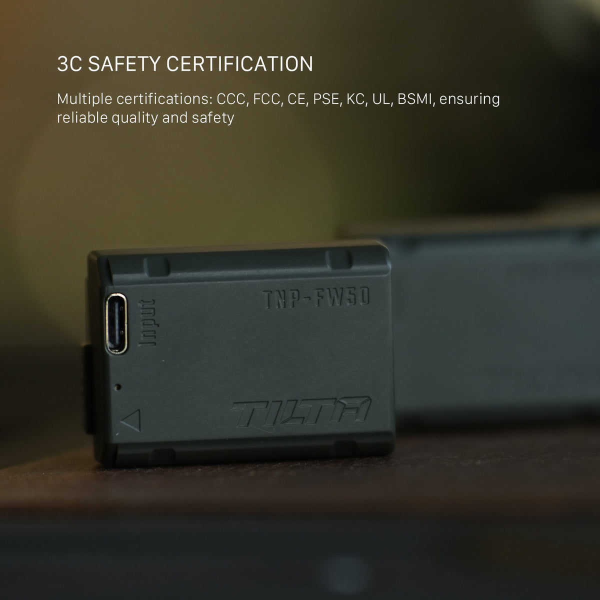 Tilta NP-FW50 Battery with USB-C Input (980mAh) - Green