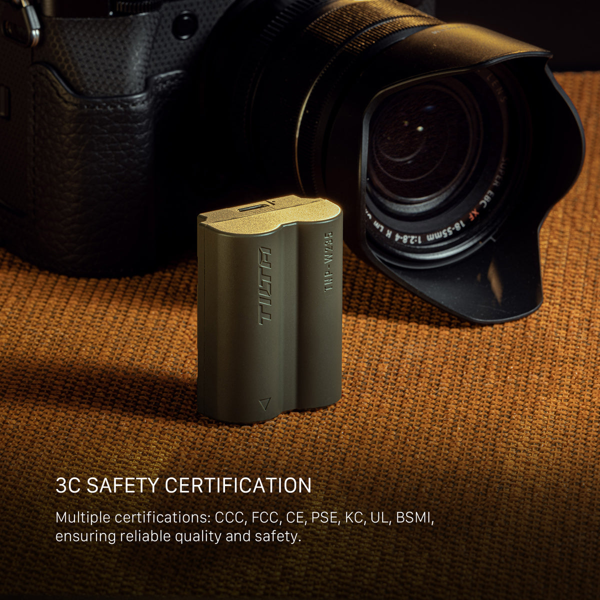 Tilta NP-W235 Battery with USB-C Input (2400mAh) - Green