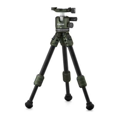 Tilta Tabletop Ball Head with 1-Stage Carbon Fiber Tripod Legs (3KG) - Forest Green