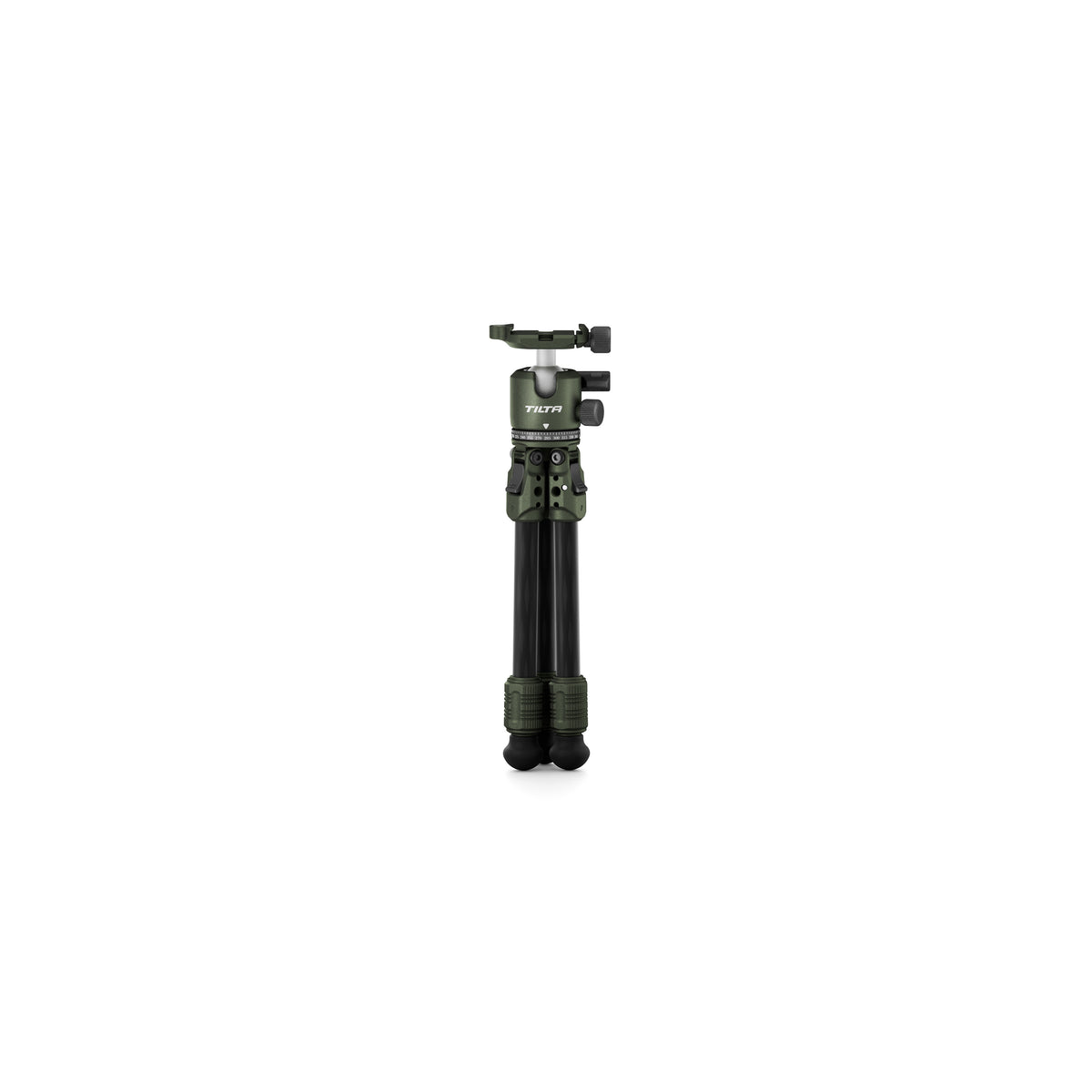 Tilta Tabletop Ball Head with 1-Stage Carbon Fiber Tripod Legs (3KG) - Forest Green