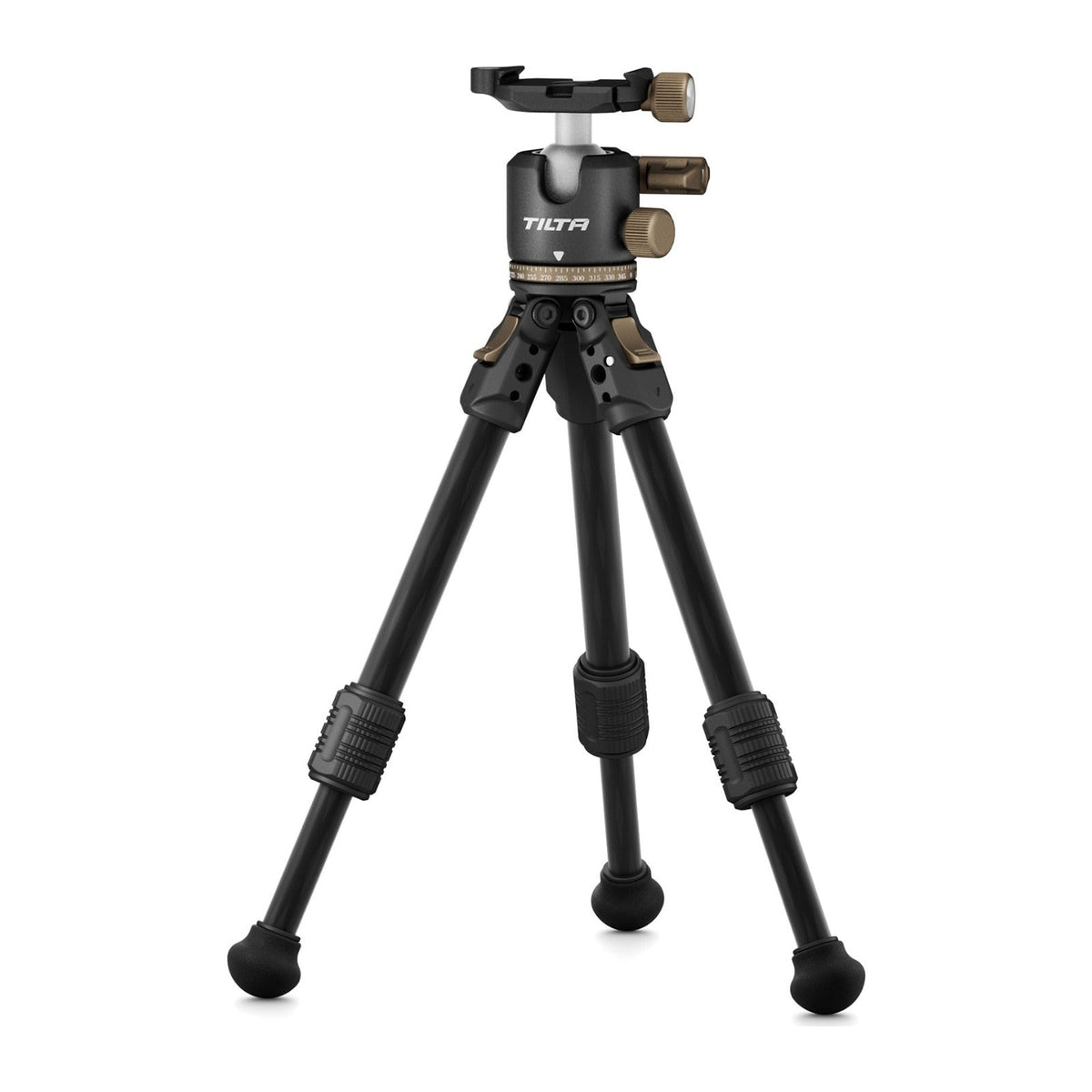 Tilta Tabletop Ball Head with 1-Stage Carbon Fiber Tripod Legs (3KG) - Space Gray