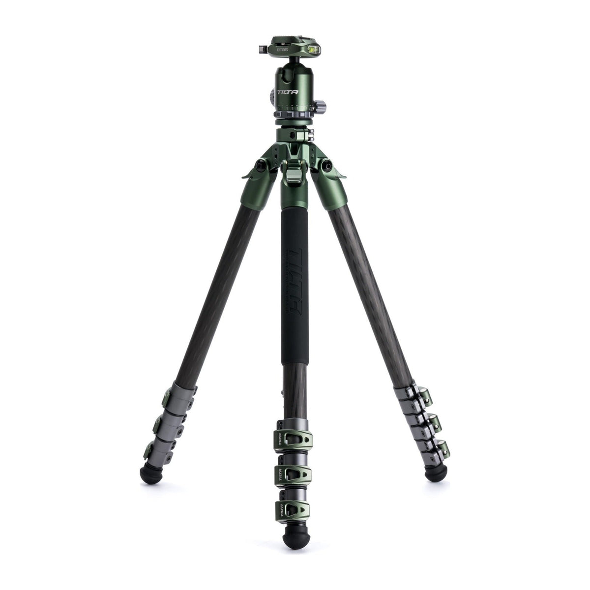 Tilta Travel Ball Head with 3-Stage Carbon Fiber Tripod Legs (5KG) - Forest Green