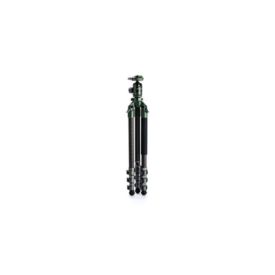 Tilta Travel Ball Head with 3-Stage Carbon Fiber Tripod Legs (5KG) - Forest Green