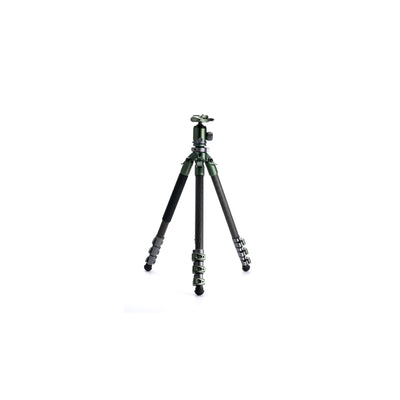 Tilta Travel Ball Head with 3-Stage Carbon Fiber Tripod Legs (5KG) - Forest Green
