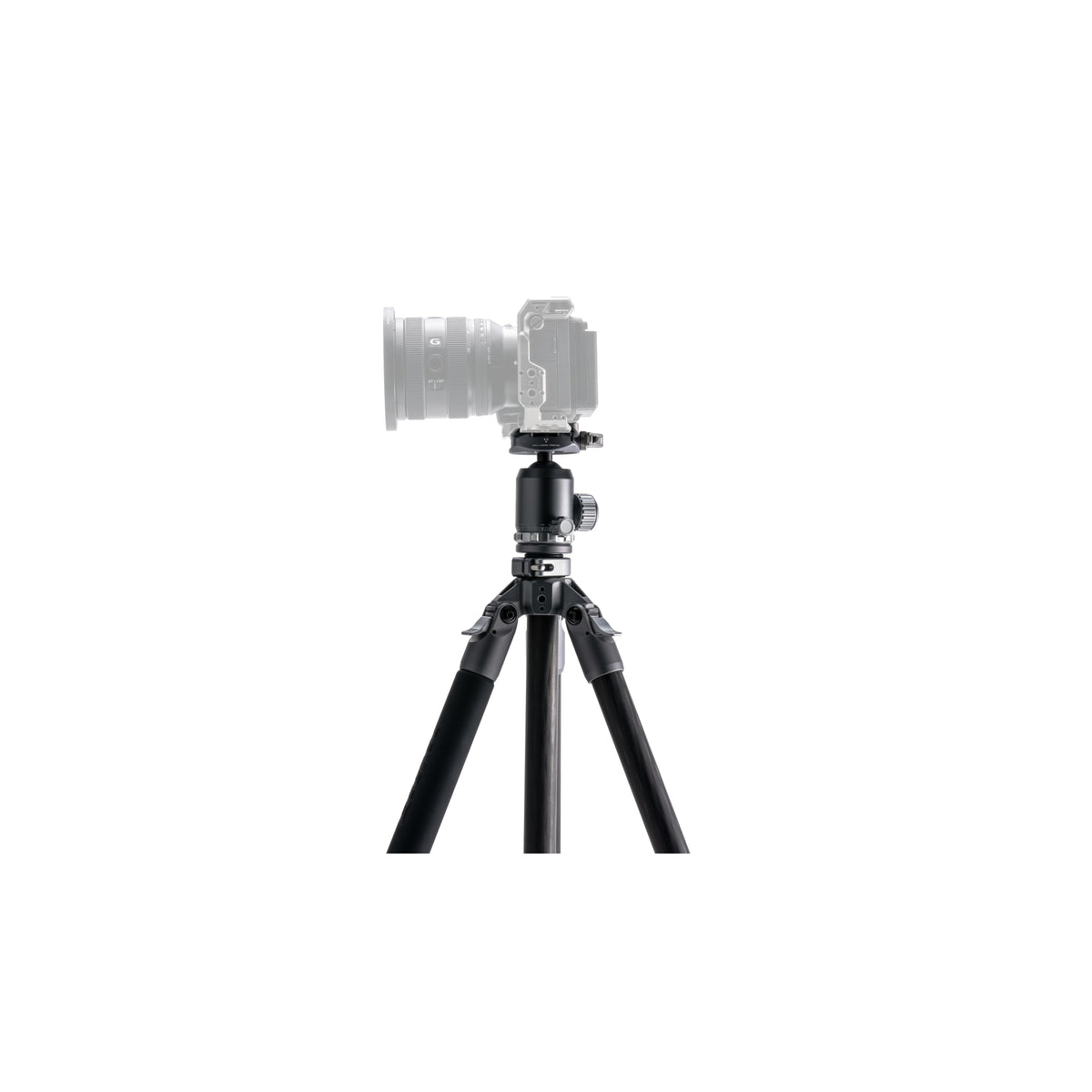 Tilta Travel Ball Head with 3-Stage Carbon Fiber Tripod Legs (5KG) - Space Gray