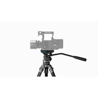 Tilta 75mm Cine Fluid Head with 3-Stage Carbon Fiber Tripod Legs (8KG) - Snow Camo