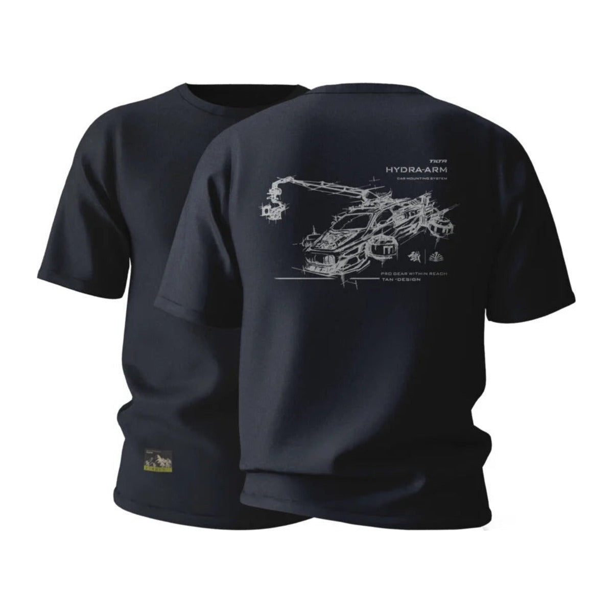 Tilta Hydra Arm Futuristic Sketch T-Shirt - Space Gray - XXX-Large