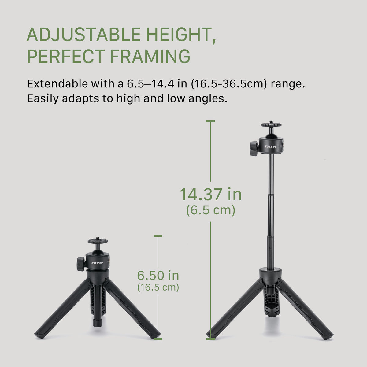 Tilta Quick Release Selfie Stick Tripod - Black