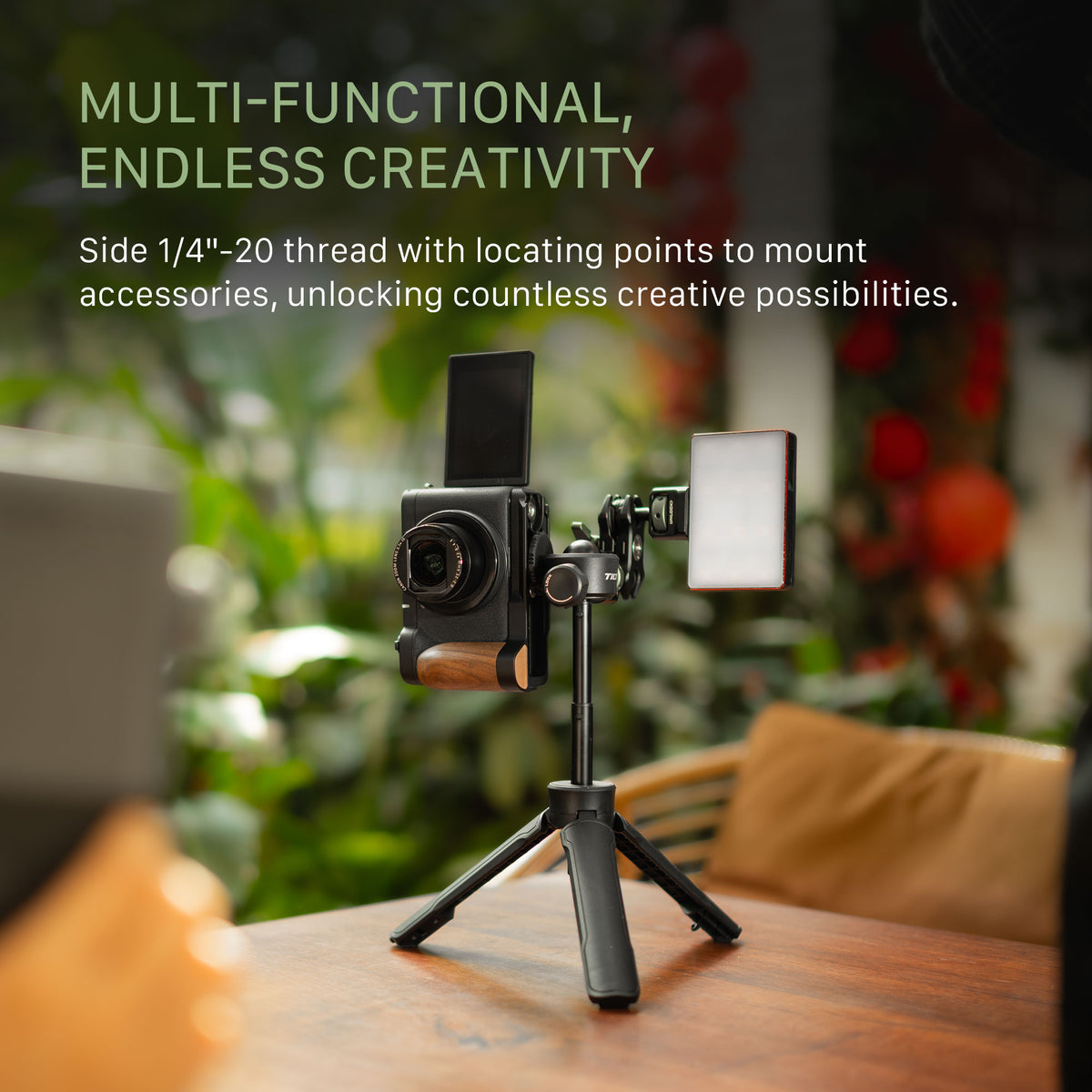 Tilta Quick Release Selfie Stick Tripod - Black