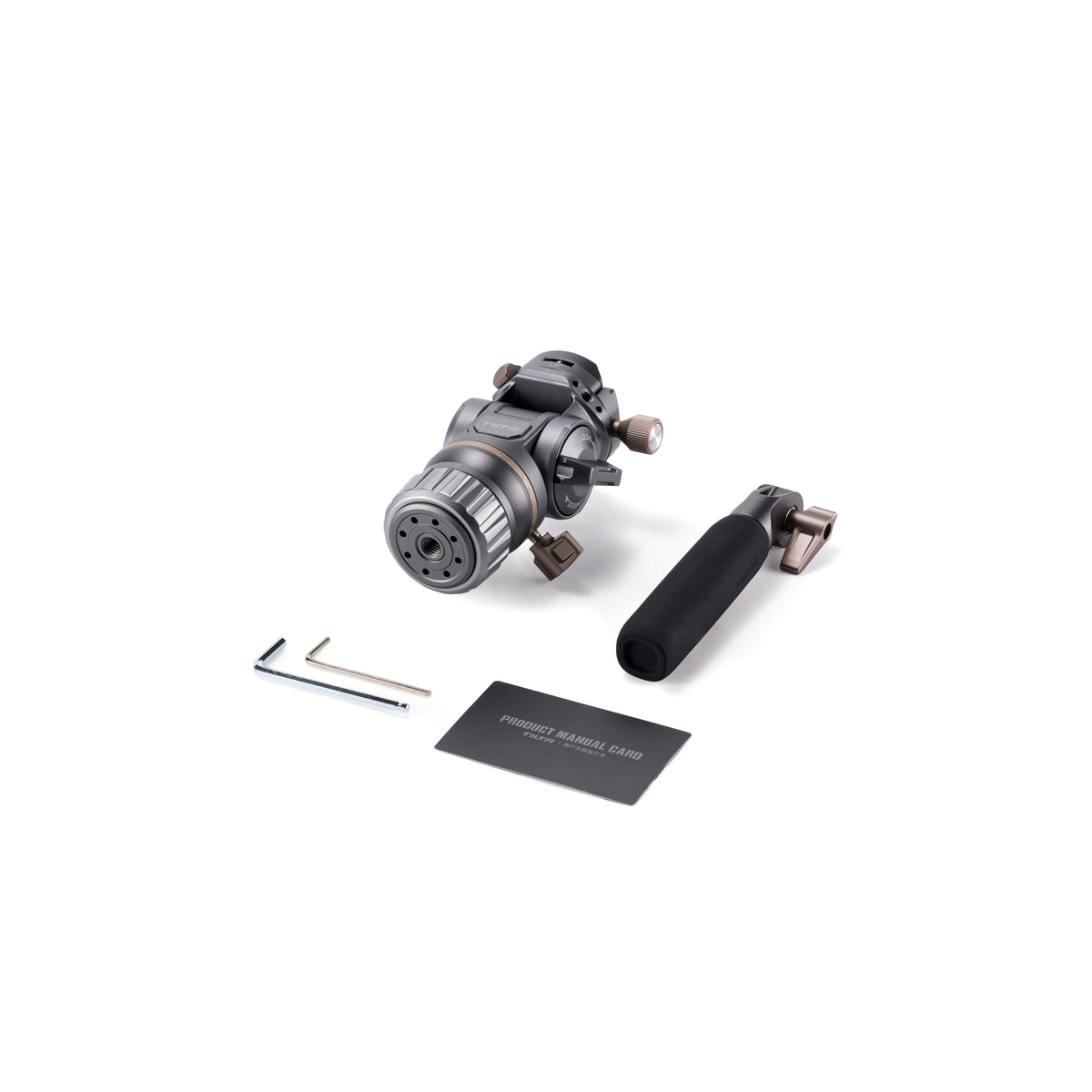 Tilta Travel Video Fluid Head with Flat Base (5KG) - Space Gray