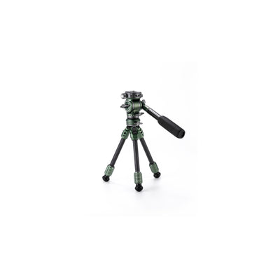 Tilta Tabletop Video Fluid Head with 1-Stage Carbon Fiber Tripod Legs (3KG) - Forest Green