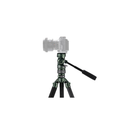 Tilta Travel Video Fluid Head with 3-Stage Carbon Fiber Tripod Legs (5KG) - Forest Green