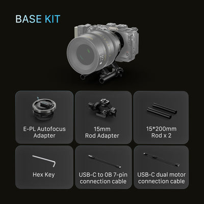 Tilta Nucleus Auto Focus Adapter Base Kit (E to PL)