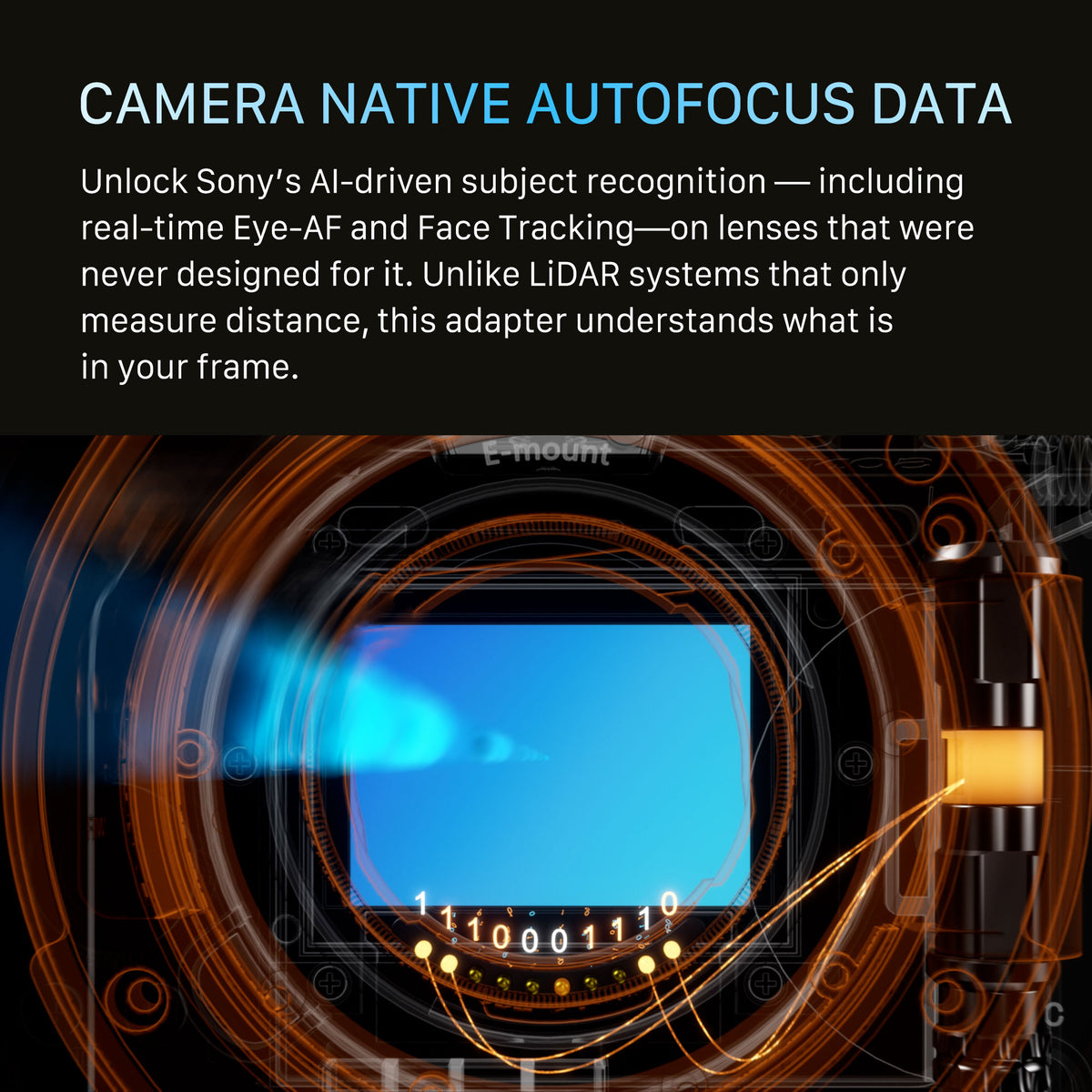 Tilta Nucleus Auto Focus Adapter Base Kit (E to PL)