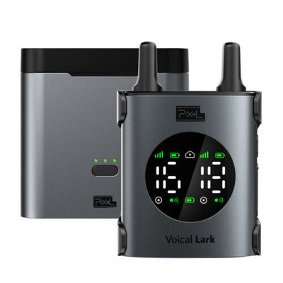 Pixel Voical Lark X Professional UHF Wireless Lavalier Mic with Charging Case