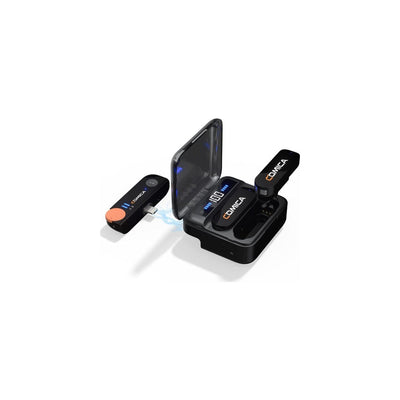 Comica Vimo S Mi 2.4G Dual-channel Mini Wireless Microphone With Lightning for Apple IOS