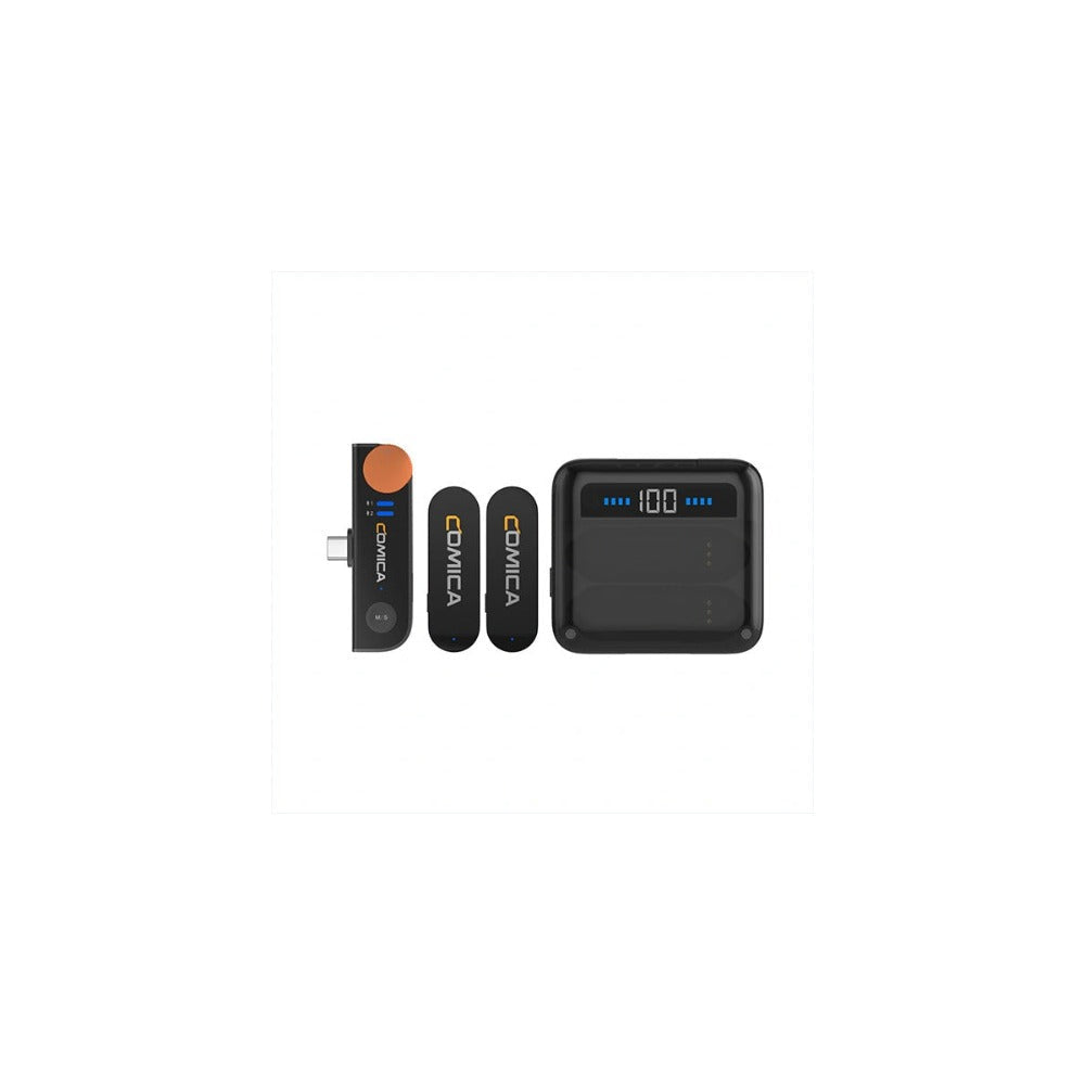 Comica Vimo S UC 2.4G Dual-channel Mini Wireless Microphone With USB Type-C for Smartphones and Tablets