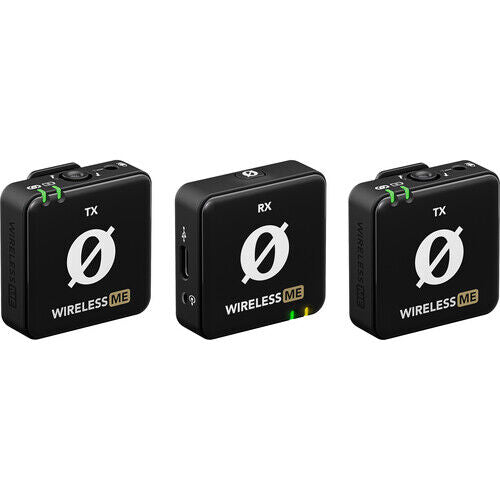 RODE Wireless ME Dual Compact Digital Wireless Microphone System (2.4 GHz, Black)