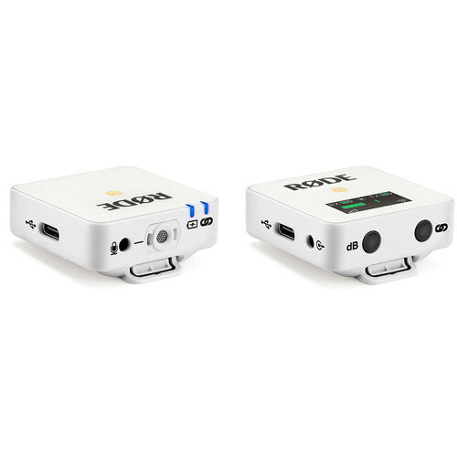 Rode Wireless GO Compact Digital Wireless Microphone System (2.4 GHz, White)