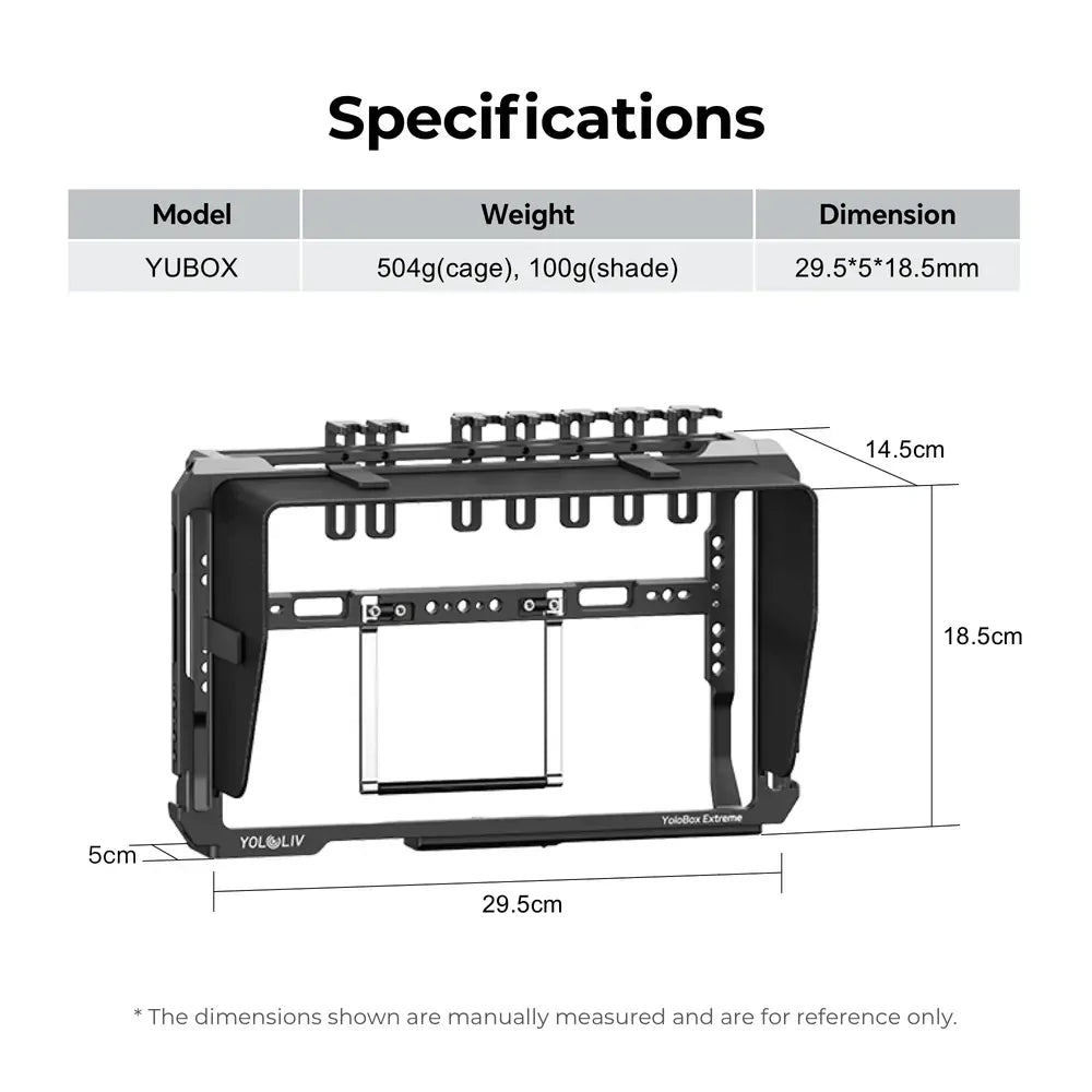 Yolobox Extreme Cage with Sun Shade and Table Support