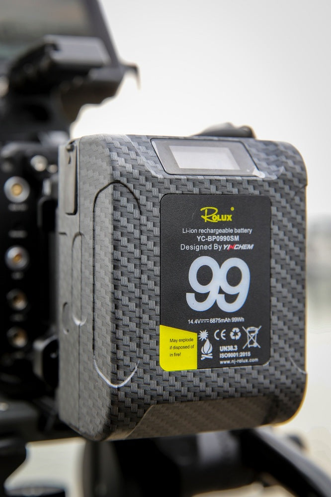 Rolux V-Mount 99w Nano Mini Battery (Max Load 15A)