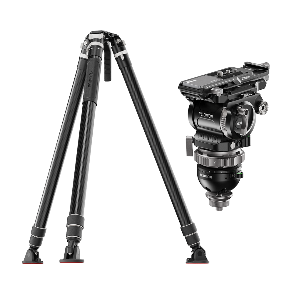 YC Onion Pineta Lite Carbon Fiber Tripod with Cedar Head