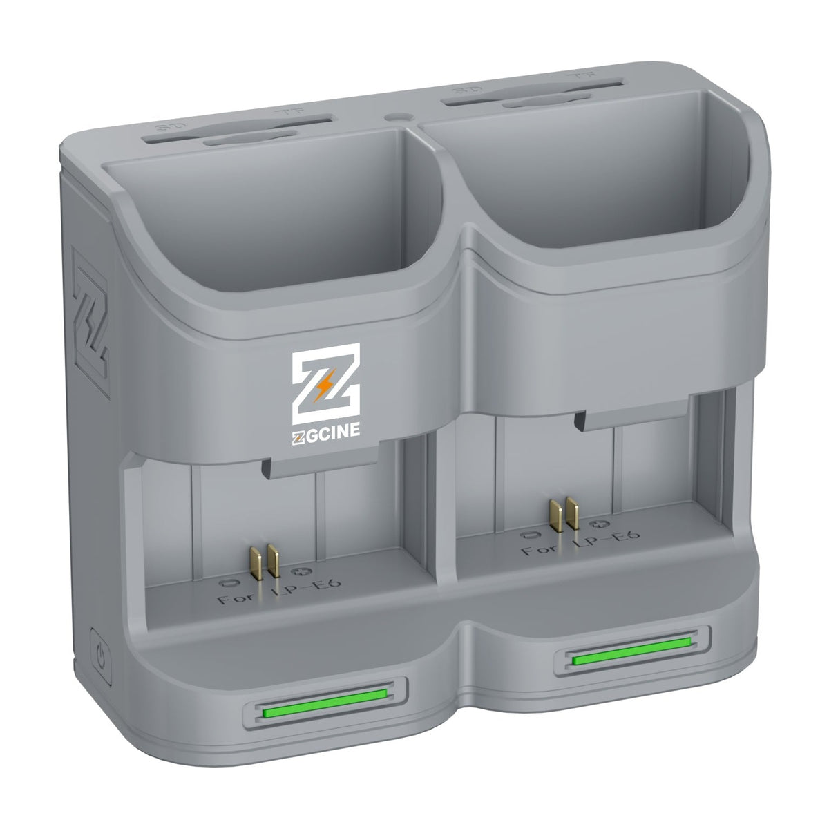 ZGCine Camera Dual Battery Charging Case for Canon LP-E6 Battery Family
