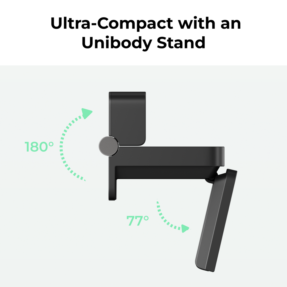OBSBOT Meet Flip unibody foldable stand