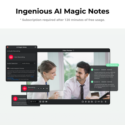OBSBOT Meet Flip AI Magic Notes