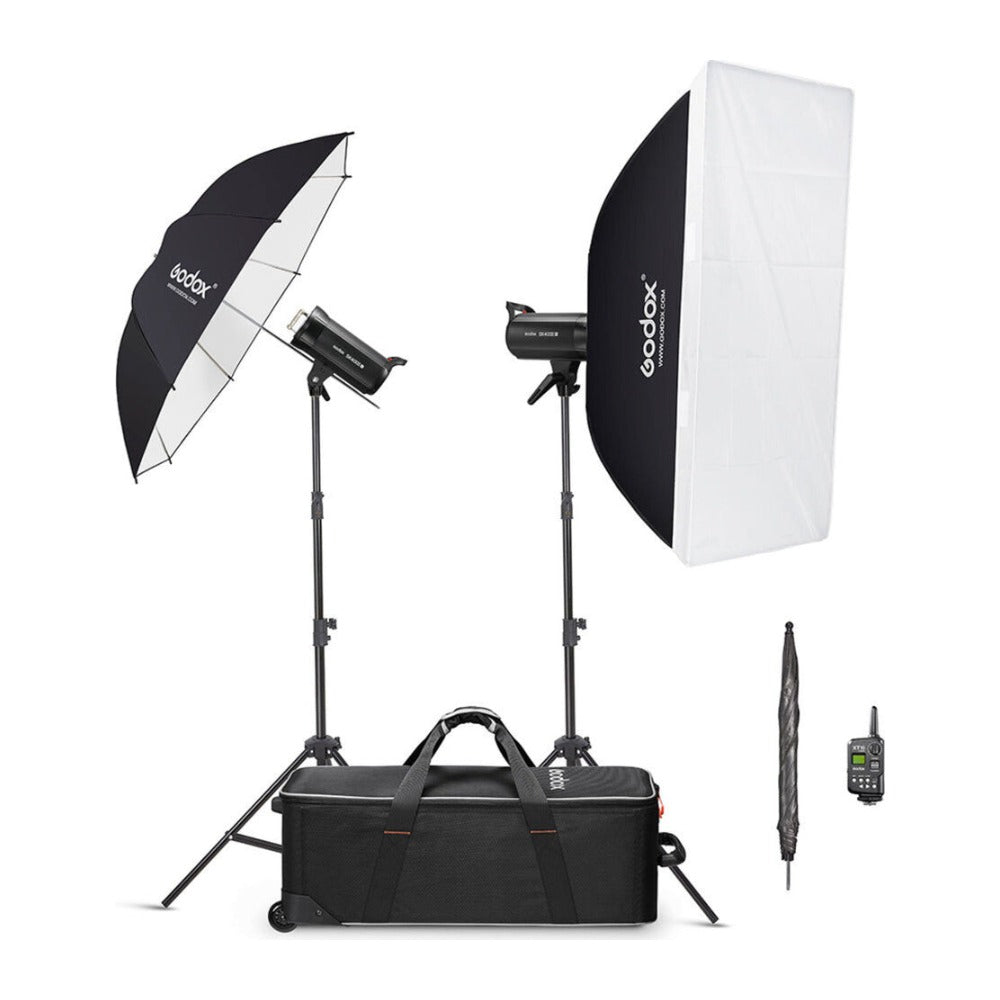 Godox SK400II-V Studio Flash Monolight (Dual-Light Kit)