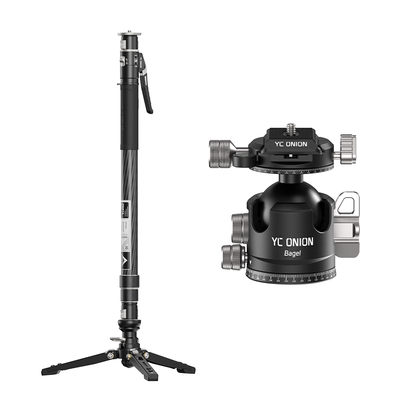 YC Onion Pineta Pro Carbon Fiber Monopod & BF44