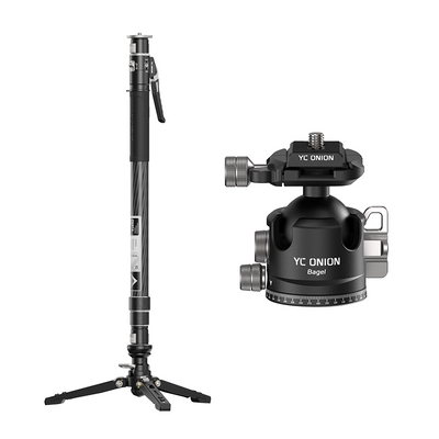YC Onion Pineta Pro Carbon Fiber Monopod & BC44