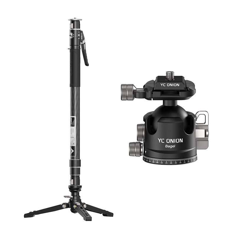 YC Onion Pineta Pro Carbon Fiber Monopod & BC44