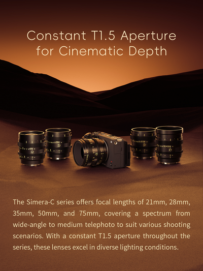 Thypoch Simera-C constant T1.5 aperture series overview